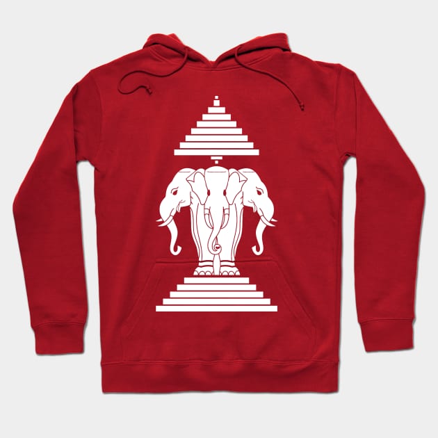 Flag of Laos (1952-1975) Hoodie by truthtopower